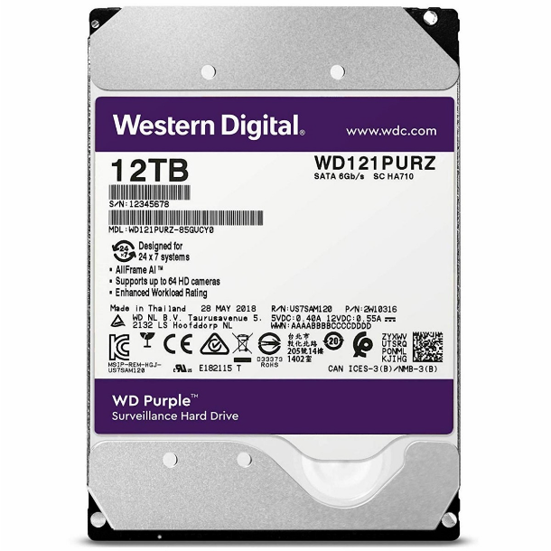 DISCO RIGIDO 12 TB HD WD PURPLE //