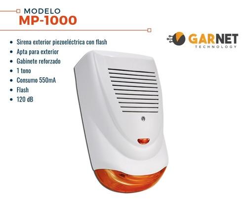 SIRENA MP 1000 GARNET C/ ESTROBO