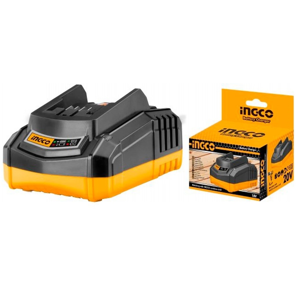 INGCO - CARGADOR BATERIA 20V