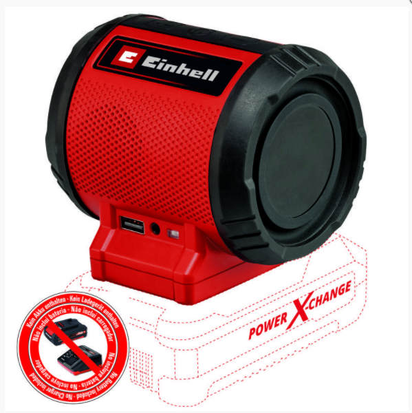 EINHELL Parlante Bluetooth TE-SR 18 LI BT SOLO 4514150/