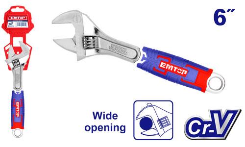 LLAVE AJUSTABLE FRANCESA 6&quot; (150mm) LINEA INDUSTRIAL EAWH130601