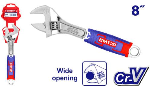LLAVE AJUSTABLE FRANCESA 8&quot; (200mm) LINEA INDUSTRIAL