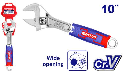LLAVE AJUSTABLE FRANCESA 10&quot;(250mm) LINEA INDUSTRIAL