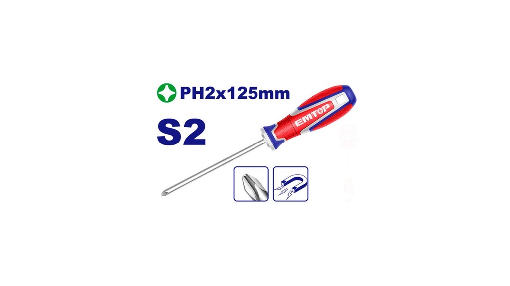 DESTORNILLADOR PH2x125mm /ESDPH2125)