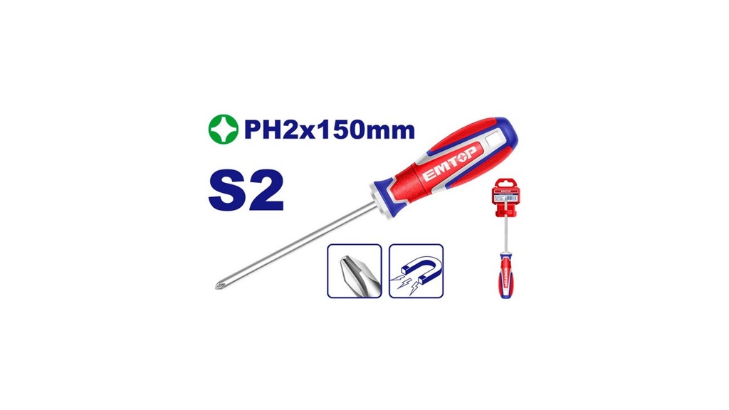 DESTORNILLADOR PH2x150mm (ESDPH2150)