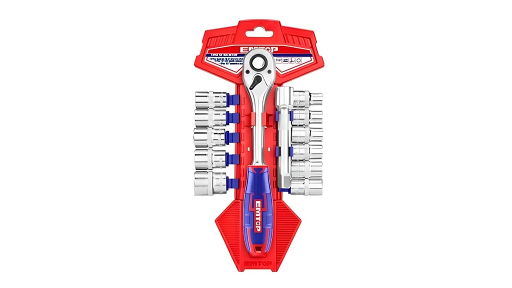 LLAVE CRIQUE 1/2&quot; + 11 TUBOS (10-24MM)+ EXTENSION (Eskt12131)