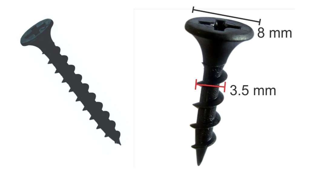 TORNILLO FIC MADERA 6 x 1 1/2&quot; (20x35)mm PACK 10 UNIDADES