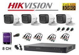 KIT CAMARAS HIKVISION 8X4 (consultar)